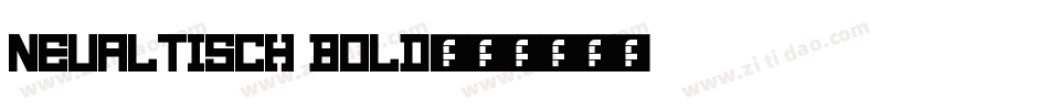 NeuAltisch Bold字体转换